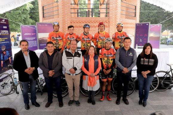 Presentan Carrera Cliclista 2022 en San Andrés Cholula