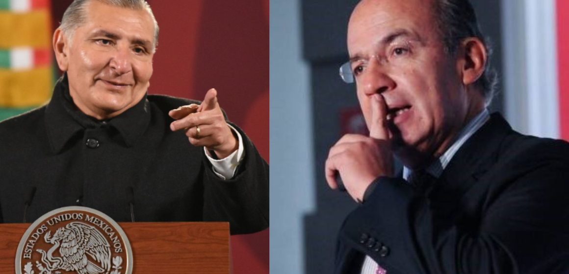“No hay investigación en mi contra”; responde Felipe Calderón a Adán Augusto