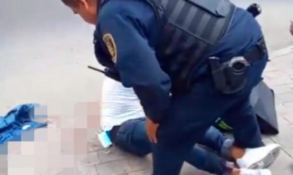 Asaltante implora ayuda tras ser herido por guardia de seguridad; “¡llévame a que me curen!”