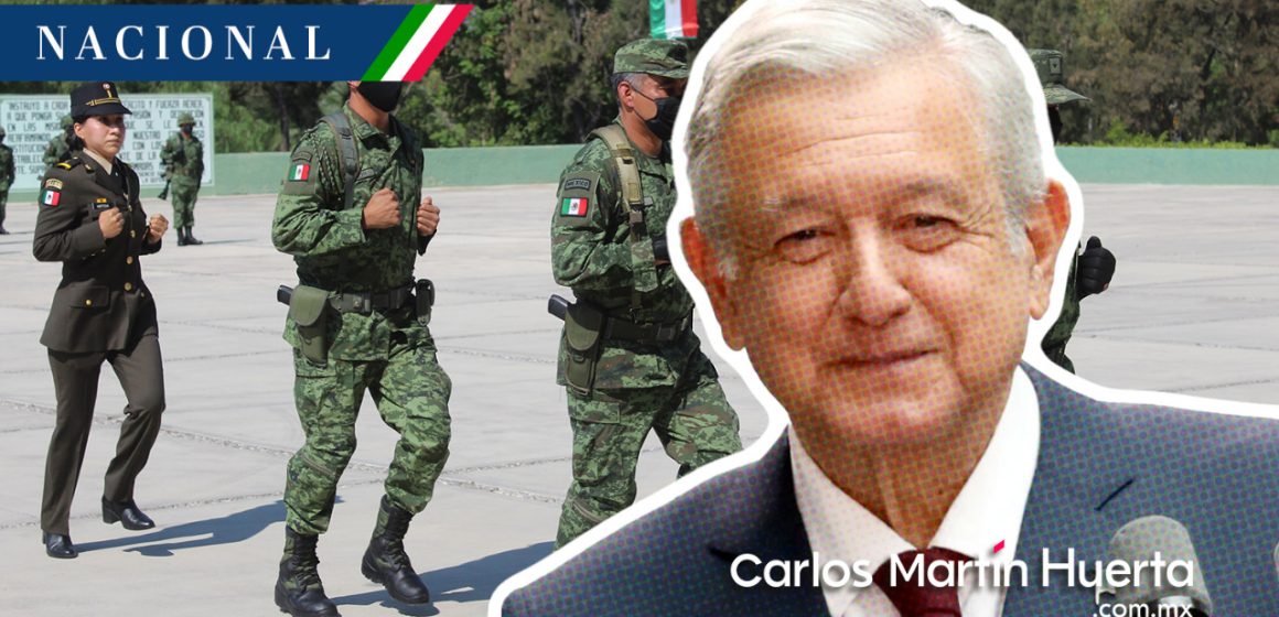 AMLO afirma que no es “militarizar” tras aprobación de Fuerzas Armadas en las calles