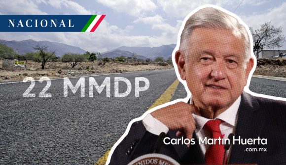 AMLO destaca inversión de 22 mmdp en mantenimiento de carreteras del país