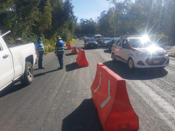 Ayuntamiento de Puebla atiende hundimiento del bulevar Vicente Suárez