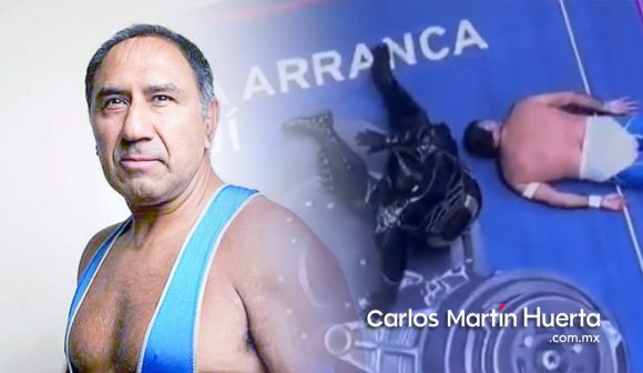 Blue Panther queda inconsciente en plena función de lucha