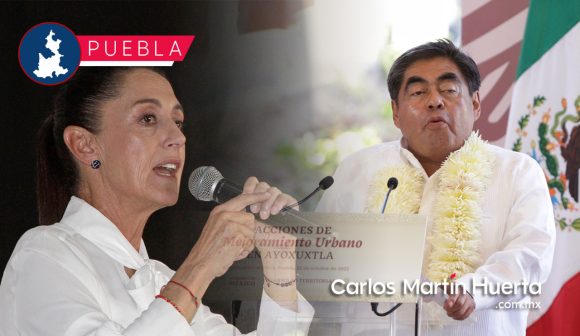 Visita de Claudia Sheinbaum despertó interés de poblanos: Barbosa