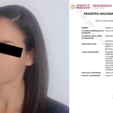 Detienen a Daniela N, “La Reina del Cristal en Puebla”
