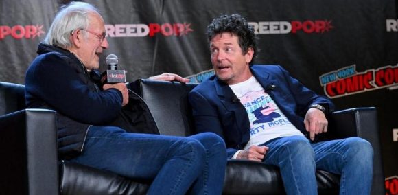 Emotiva reunión después de 37 años de Michael J. Fox y Christopher Lloyd