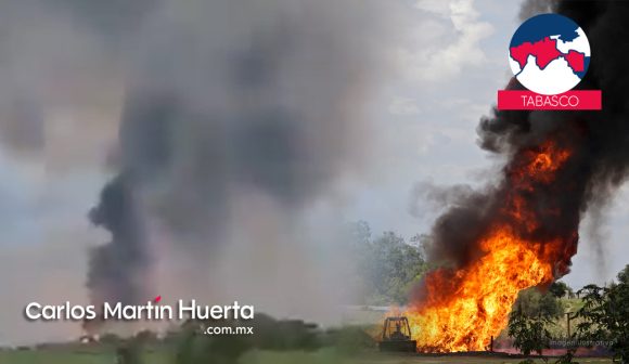 Explosión en ducto de Pemex en Tabasco generó desalojo de familias