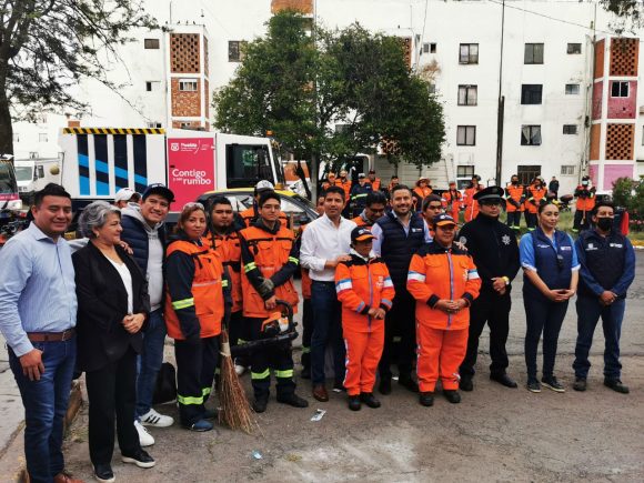 Comienza mantenimiento de la Unidad Habitacional La Margarita