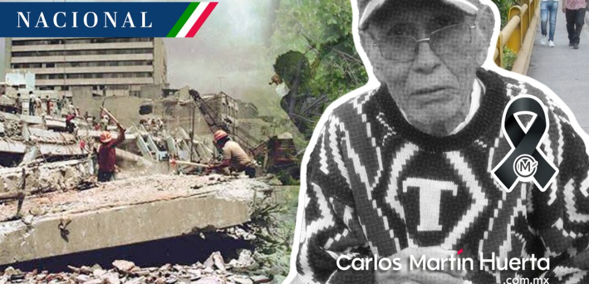 Falleció Marcos Efrén Zariñana “La Pulga”, rescatista en sismo de 1985