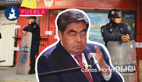 Miguel Barbosa - penal San Miguel Por presunta venta de productos ilegales, operativo frente a penal de San Miguel: MBH