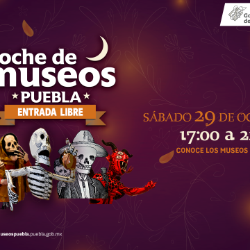 Anuncia Cultura “Noche de Museos” por programa de Día de Muertos