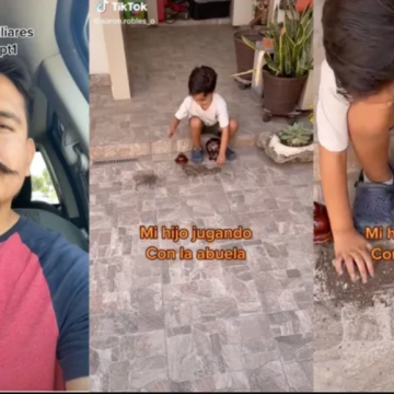 VIRAL Pequeño juega con cenizas de su abuela, tras sacarlas de la urna