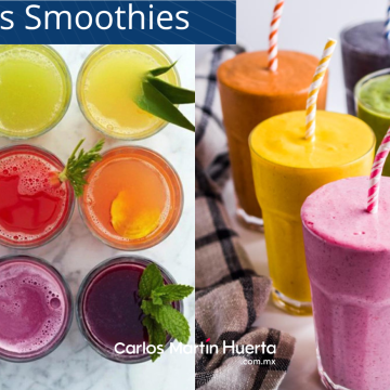 Jugo vs smoothie. ¿Cuál es diferencia?