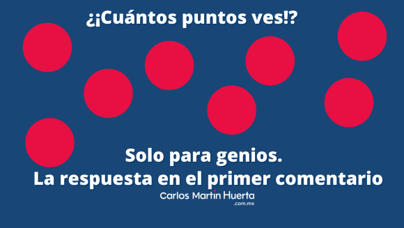 Respuesta a ¿cuántos puntos ves?