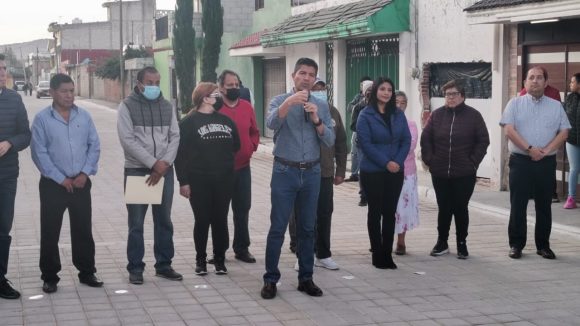 Obra calles Bosques de Manzanilla (1) Inaugura cuatro obras de manera simultánea el Ayuntamiento de Puebla