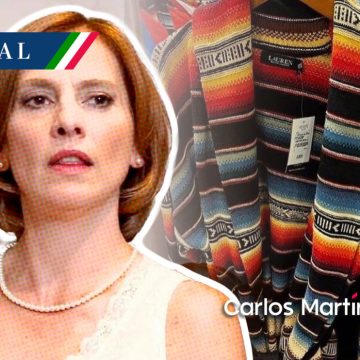 Gutiérrez Müller acusa a la marca Ralph Lauren de plagiar diseño textil