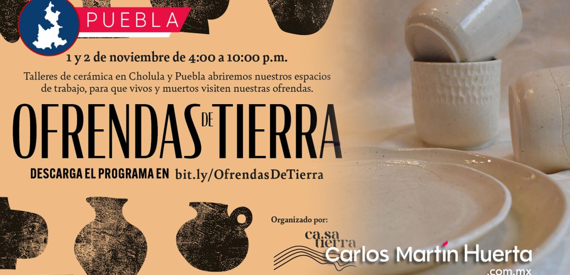 Ceramistas de Puebla se unen para Día de Muertos en “Ofrendas de Tierra”