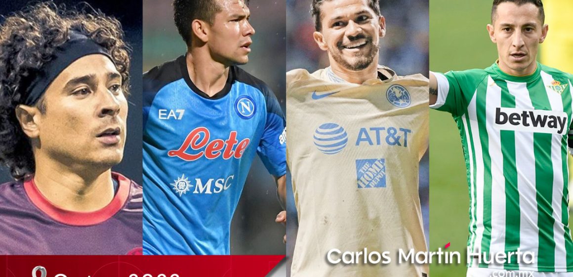 Revelan prelista de convocados de la Selección Mexicana para Qatar