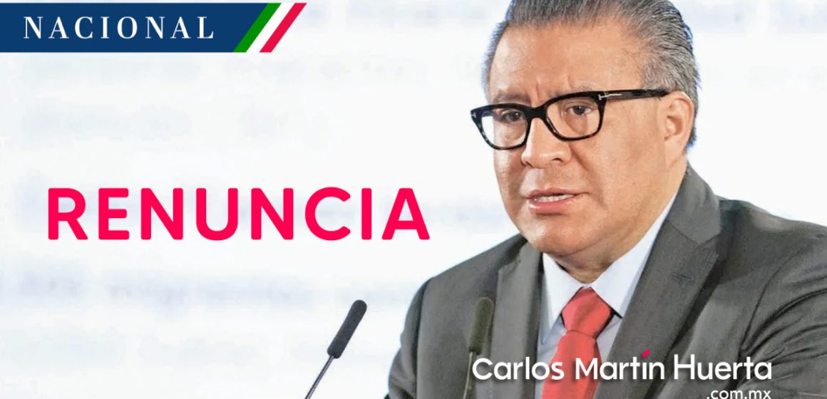 Renuncia Horacio Duarte a la Administración General de Aduanas