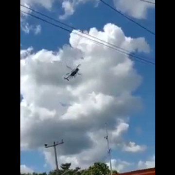 Se desploma helicóptero de Semar en Tabasco