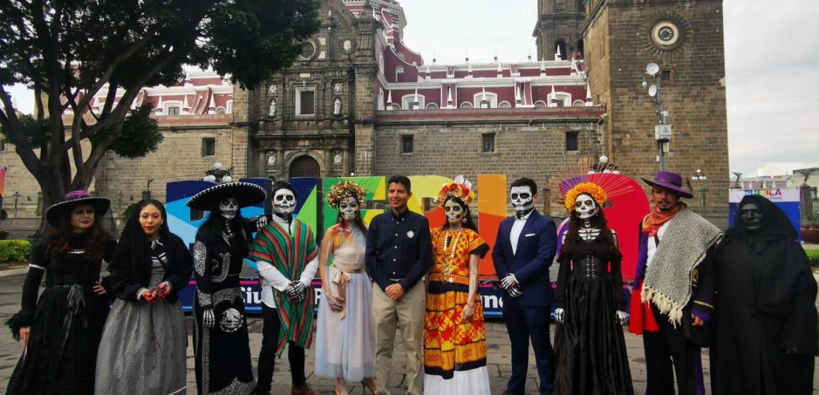 Presenta Ayuntamiento de Puebla Temporada de Muertos 2022