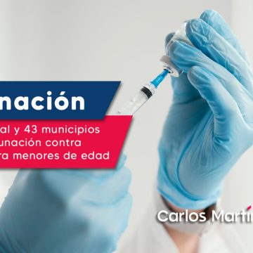 Puebla capital y 43 municipios tendrán vacunación contra Covid-19 para menores de edad