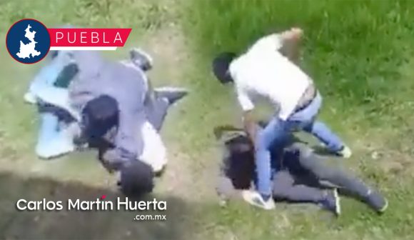 Estudiante de Cobaep 15 de la Rivera Anaya golpea brutalmente a compañero