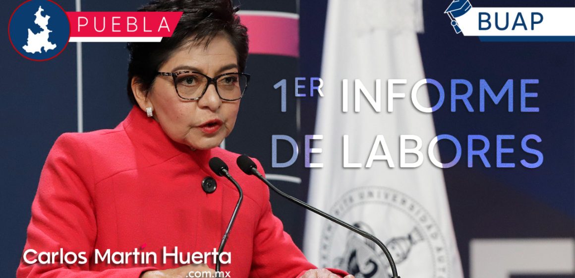 Rinde Lilia Cedillo Primer Informe de Labores al frente de la BUAP