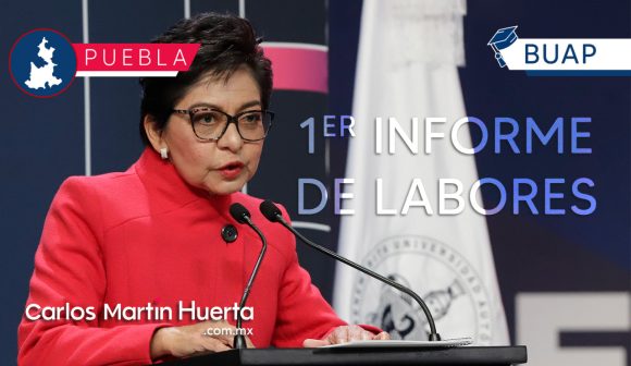 Rinde Lilia Cedillo Primer Informe de Labores al frente de la BUAP