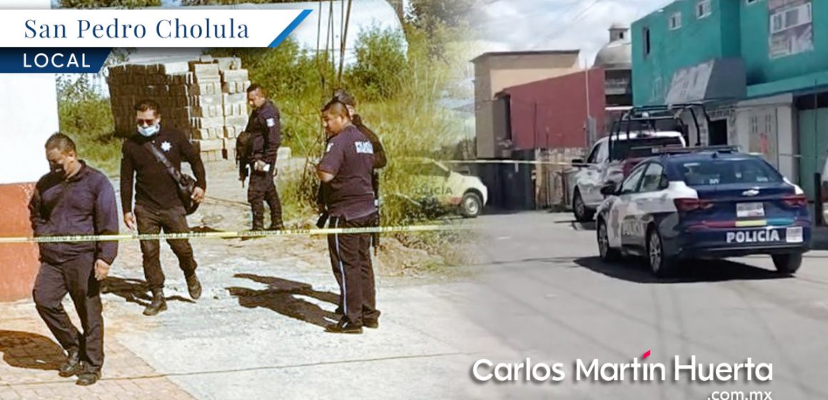 Un muerto y un herido fue el saldo tras enfrentamiento armado en San Pedro Cholula
