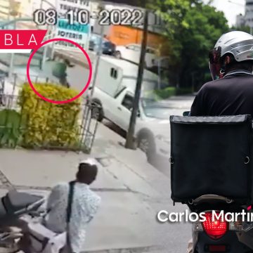 Se hacen pasar por repartidor de comida para poder robar; así operan en Puebla