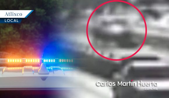 Portada Accidente vial Atlixco CMH En persecución, ladrón atropella a policía en Atlixco