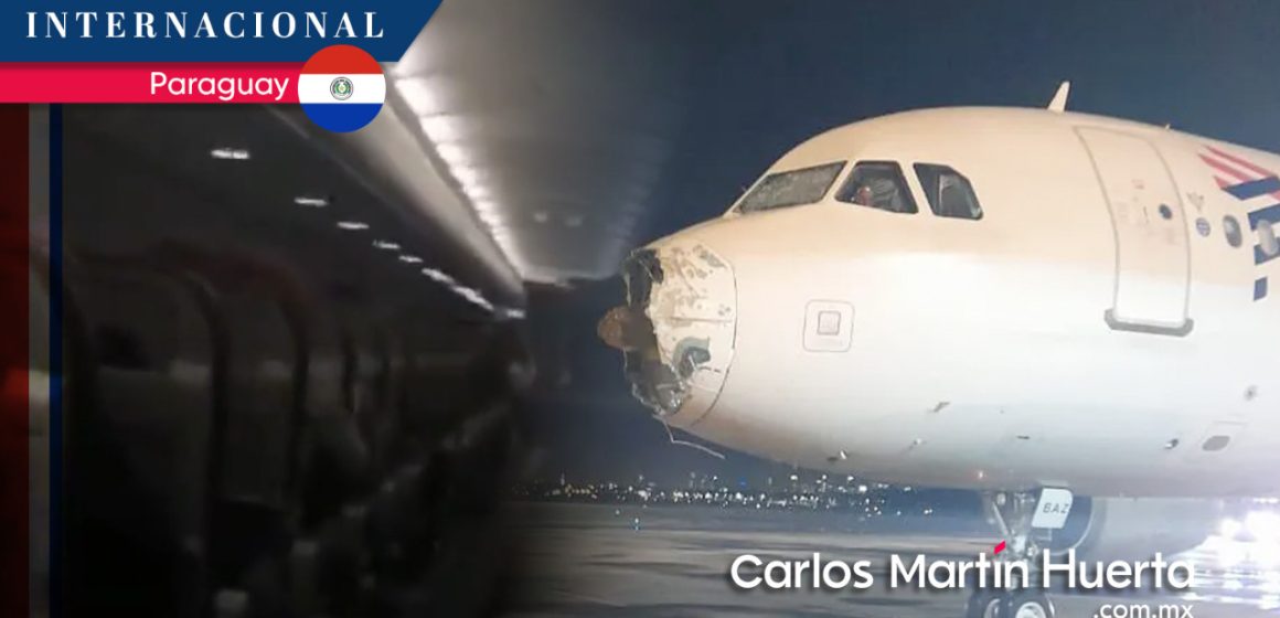 Avión aterriza de emergencia sin motor, nariz y graves daños en Paraguay