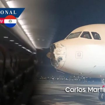 Avión aterriza de emergencia sin motor, nariz y graves daños en Paraguay