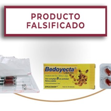 Cofepris alerta sobre falsificación de vitamínicos con complejo B