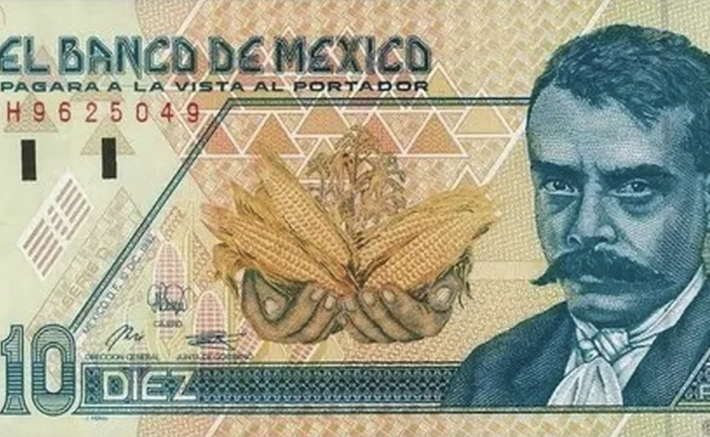 billete de 10 pesos 1