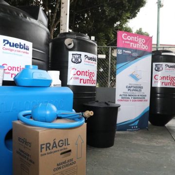 Instalan biodigestores y colectores pluviales en la Ciudad de Puebla