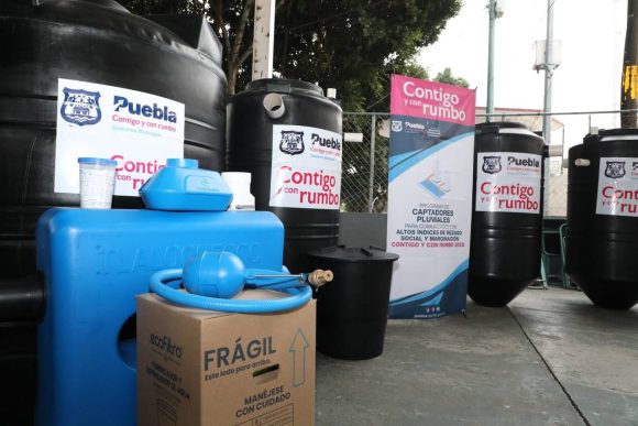 Instalan biodigestores y colectores pluviales en la Ciudad de Puebla