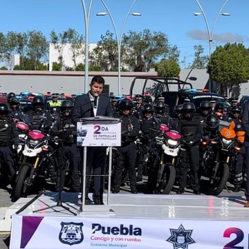 Alcalde Eduardo Rivera pone en operación 156 nuevas patrullas