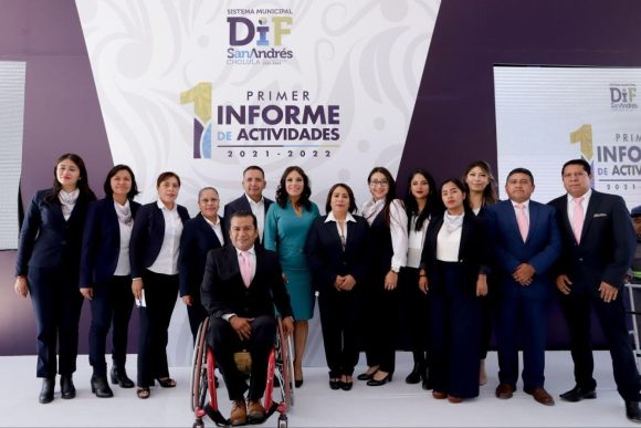 Rinde Sistema Municipal DIF de San Andrés Cholula primer informe de actividades