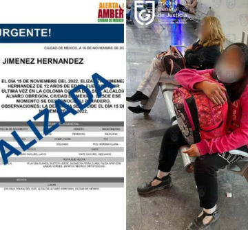 Elizabeth fue trasladada a la CDMX tras ser encontrada en Pachuca