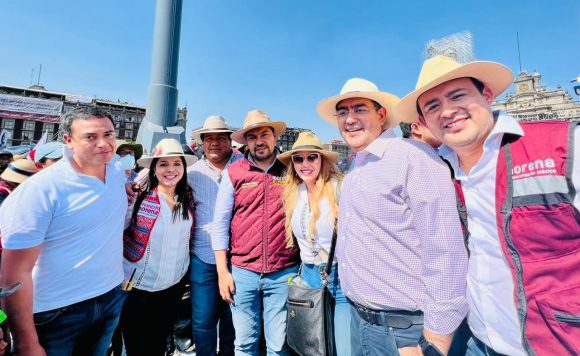 Sergio Salomón asegura que Puebla sigue el camino de la Cuarta Transformación