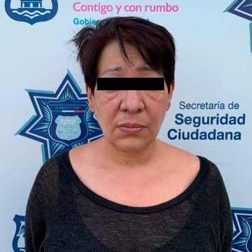 Detiene SSC a líder de las Bonnies, dedicadas al robo de comercios