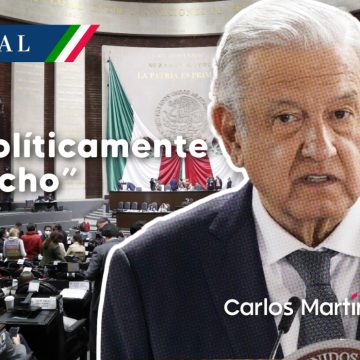 AMLO: “Es políticamente un hecho” que no pasará la reforma Constitucional Electoral