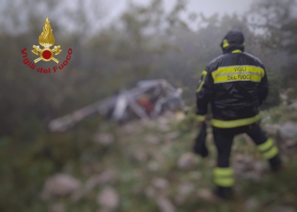 Accidente de helicóptero deja siete muertos en Italia