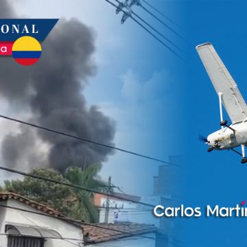 (VIDEO) Avioneta se estrella en zona residencial de Medellín; hay ocho muertos