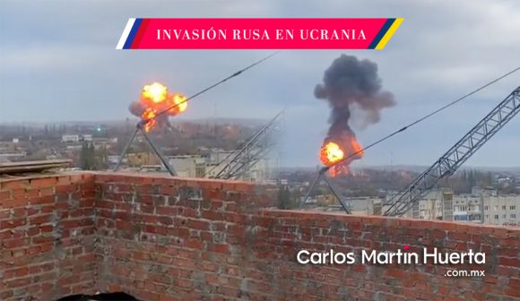 (VIDEO) Rusia bombardea zona residencial de Kiev