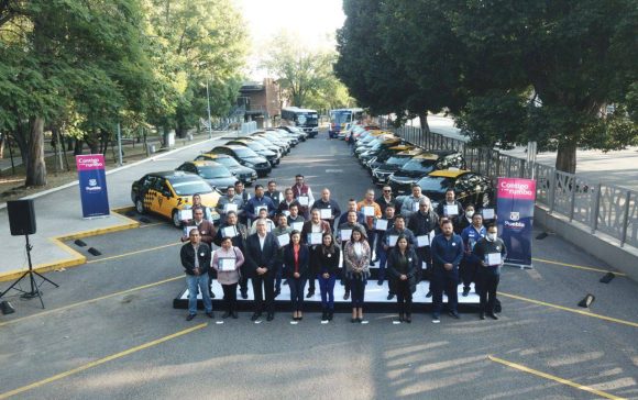 Capacitación transportistas (1) Capacitan a más de 1,500 conductores para evitar acoso en el transporte público de Puebla