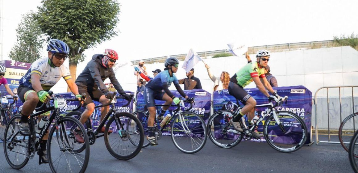 Se llevó a cabo la carrera ciclista San Andrés Cholula 2022