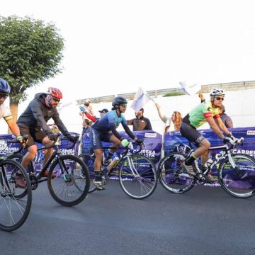 Se llevó a cabo la carrera ciclista San Andrés Cholula 2022